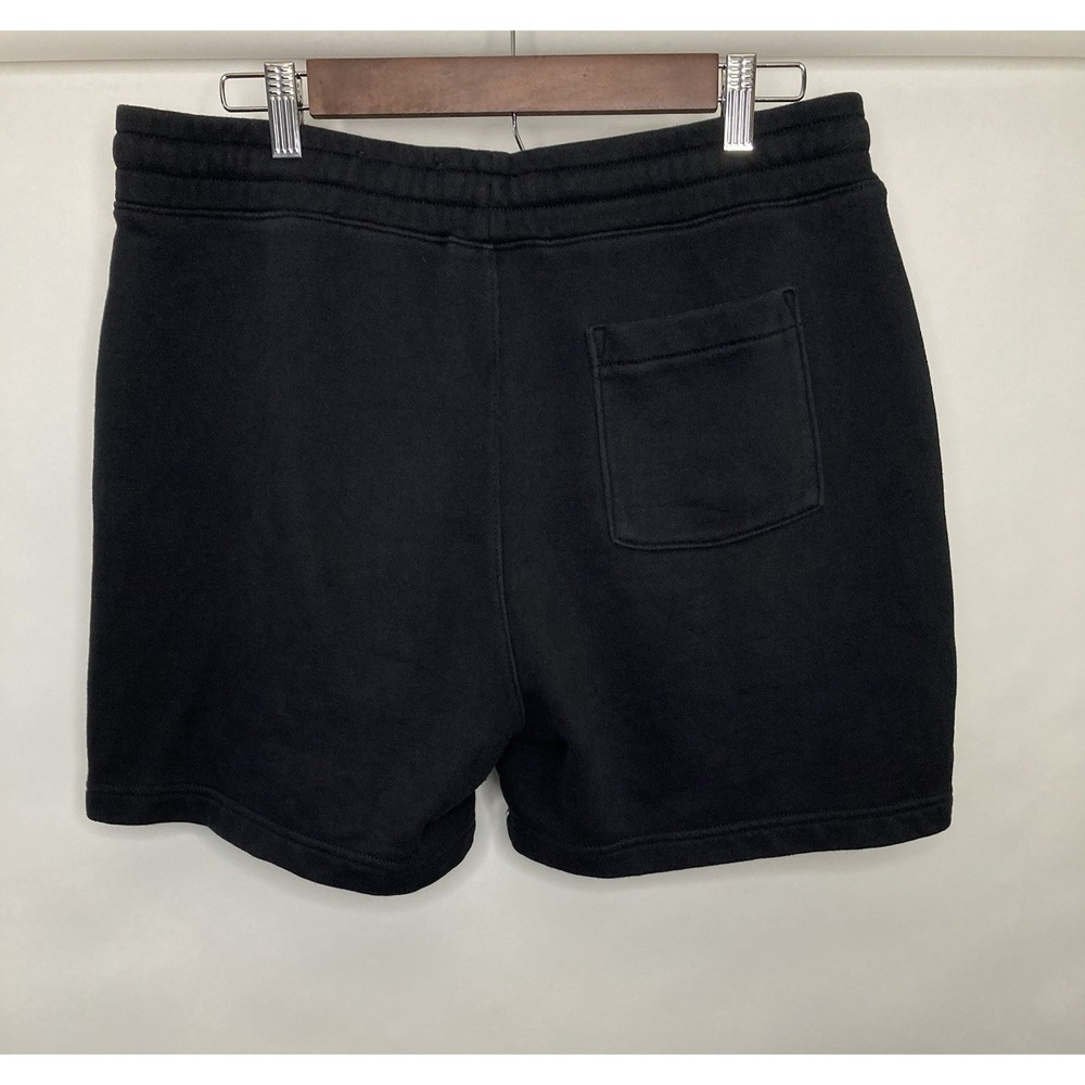 Hollister Sweat Shorts Womens L Black Drawstring Waist Y2K Lounge Athleisure Gym - Picture 2 of 9